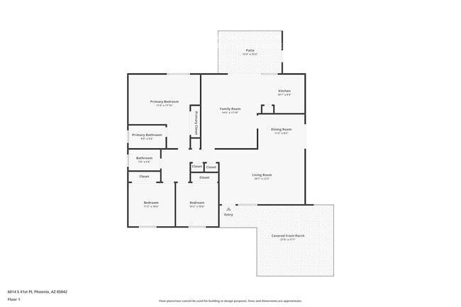 6014 S 41st Pl in Phoenix, AZ - Foto de edificio - Building Photo