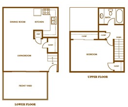 Vineyard Townhomes in Napa, CA - Foto de edificio - Floor Plan