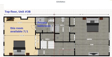 1216 Bolton St., Unit APT#3B in Baltimore, MD - Building Photo - Building Photo