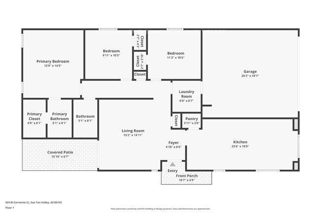 423 W Corriente Ct in San Tan Valley, AZ - Foto de edificio - Building Photo