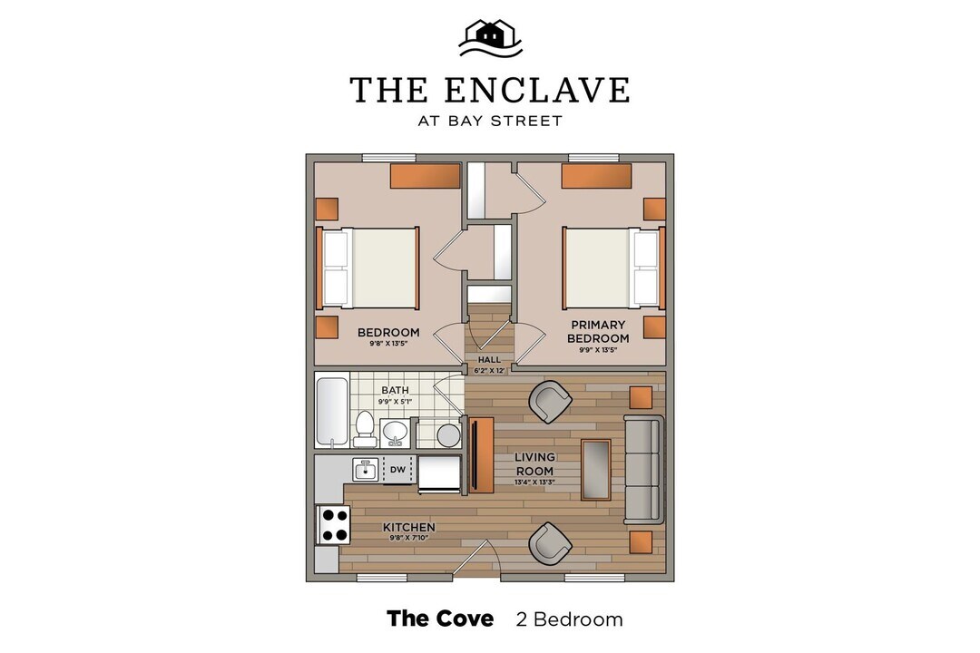Enclave at Bay in Berlin, MD - Foto de edificio
