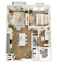 Jefferson Prairie Park in Fort Worth, TX - Foto de edificio - Floor Plan