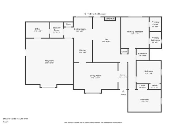 213 Van Doren Dr in Pearl, MS - Building Photo - Building Photo