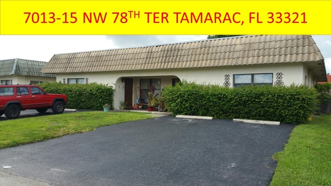 7105 NW 78th Ave in Tamarac, FL - Building Photo - Building Photo