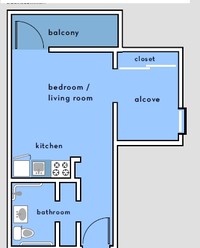 Mount Rubidoux Manor in Riverside, CA - Foto de edificio - Floor Plan