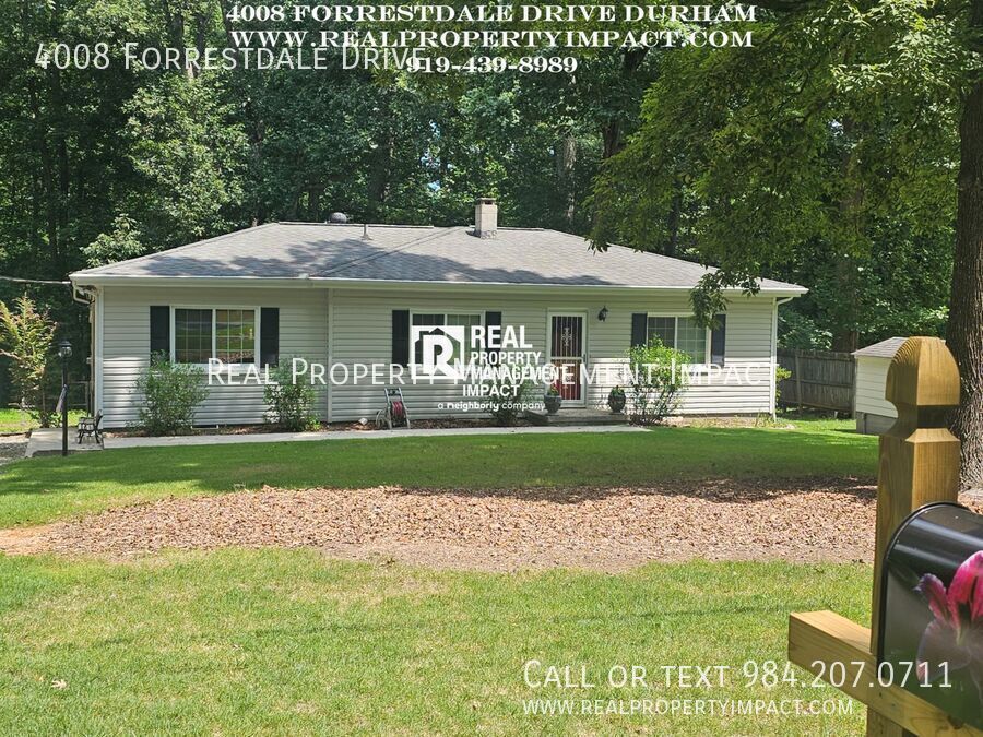 4008 Forrestdale Dr in Durham, NC - Building Photo