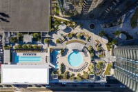 Aerial View of Pool - Circa LA Apartments in Los Angeles, California