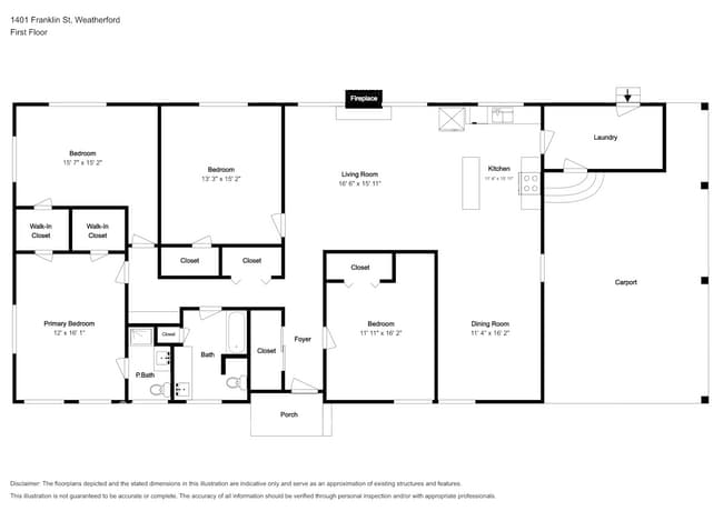 1401 Franklin St in Weatherford, TX - Building Photo - Building Photo