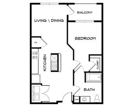 North Park Landing in Fort Worth, TX - Foto de edificio - Floor Plan