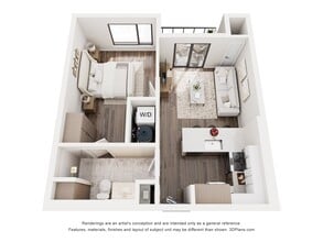 Webster Station Flats in Dayton, OH - Foto de edificio - Floor Plan