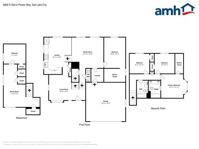 5806 S Stone Flower Way in Kearns, UT - Foto de edificio - Building Photo