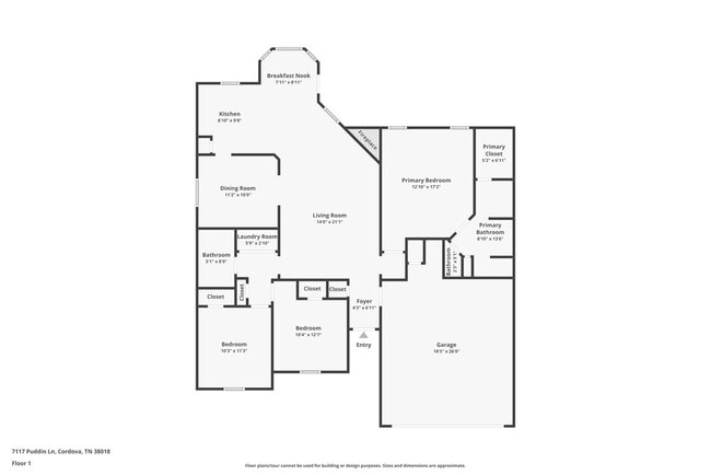 7117 Puddin Ln in Cordova, TN - Building Photo - Building Photo