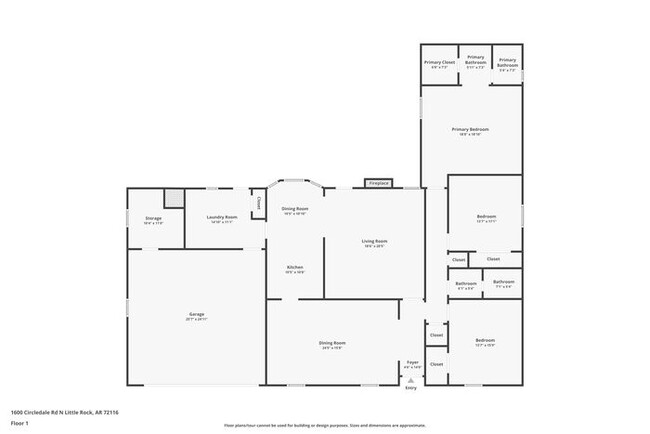 1600 Circledale Rd in North Little Rock, AR - Building Photo - Building Photo