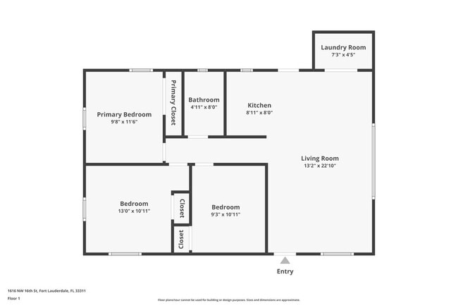 1616 NW 16th St, Unit 2 in Fort Lauderdale, FL - Building Photo - Building Photo