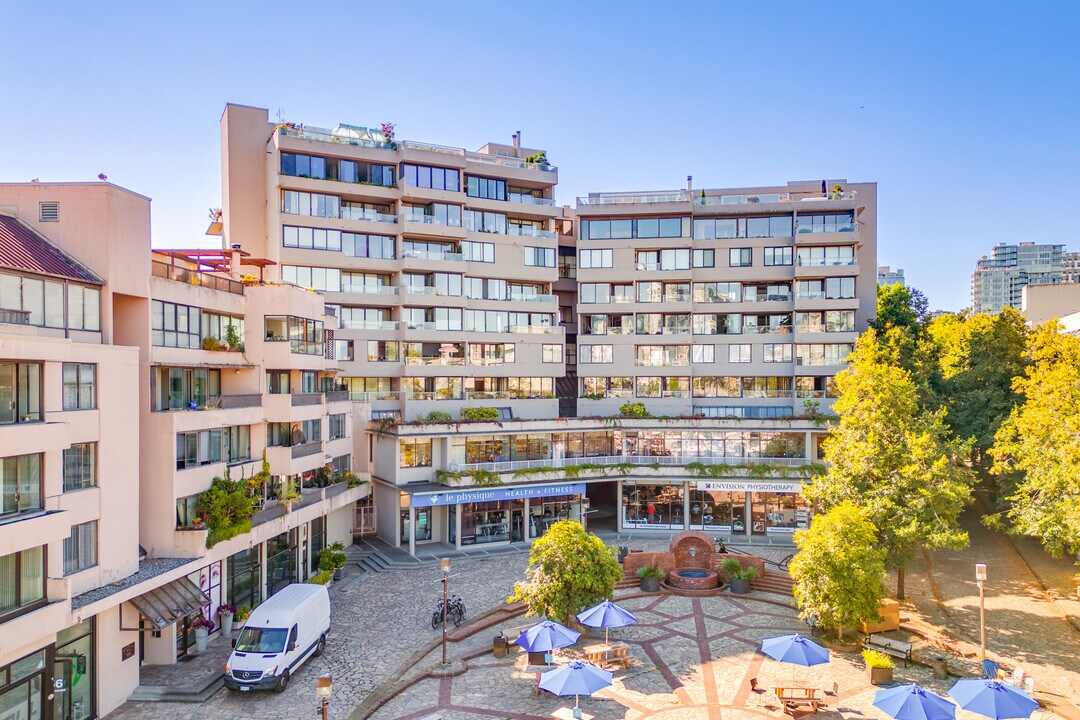 Leg in Boot Square Condominiums in Vancouver, BC - Building Photo