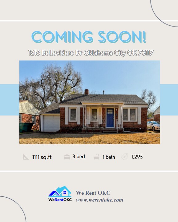 1216 Bellevidere Dr in Oklahoma City, OK - Building Photo