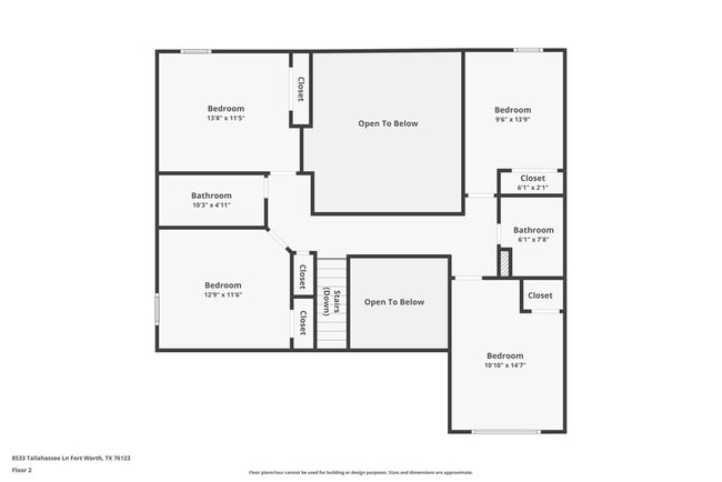 8533 Tallahassee Ln in Fort Worth, TX - Foto de edificio - Building Photo