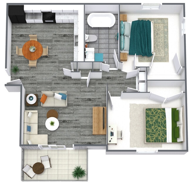 Prairie Bend Apartments in Cedar Rapids, IA - Foto de edificio - Building Photo