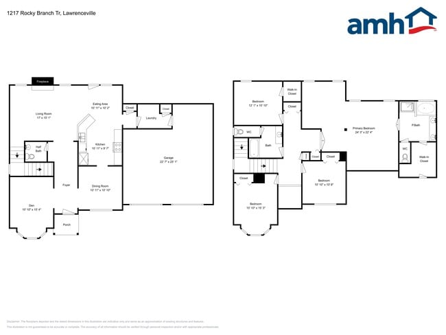 1217 Rocky Branch Tr in Lawrenceville, GA - Foto de edificio - Building Photo