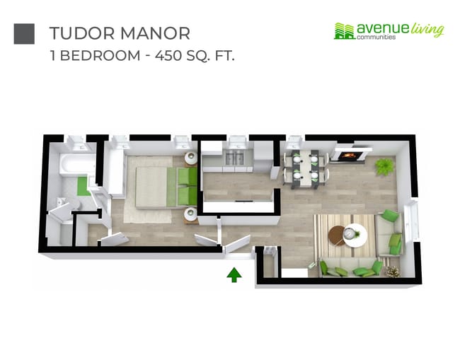 Tudor Manor in Lethbridge, AB - Building Photo - Floor Plan