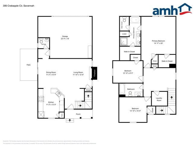 306 Crabapple Cir in Port Wentworth, GA - Foto de edificio - Building Photo