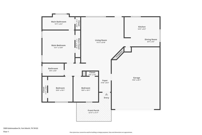 3309 Galemeadow Dr in Fort Worth, TX - Foto de edificio - Building Photo