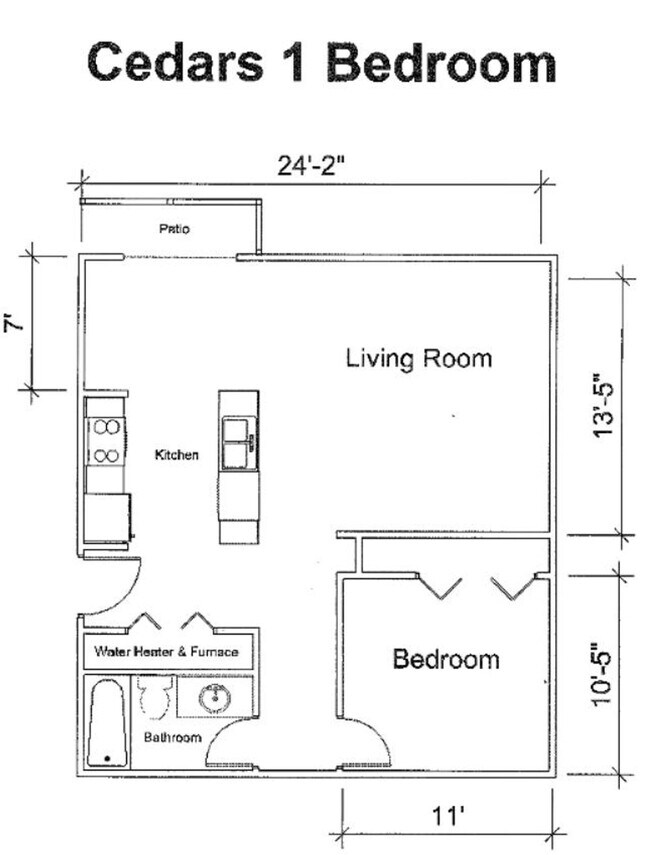 Cedars Apartments in Kennewick, WA - Building Photo - Floor Plan