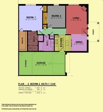 Bellagio Terrace in Wichita Falls, TX - Foto de edificio - Floor Plan