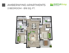 Amberwynd Apartments in Spruce Grove, AB - Building Photo - Floor Plan