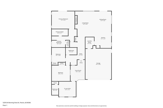 12576 W Morning Vista Dr in Peoria, AZ - Foto de edificio - Building Photo