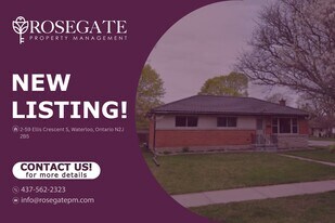 59 Ellis Crescent S in Waterloo, ON - Building Photo