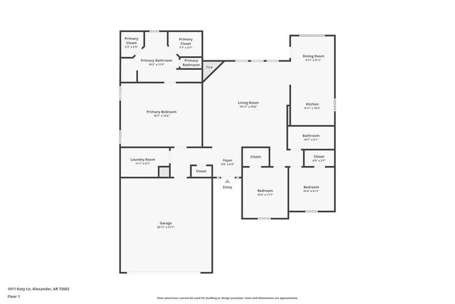 1011 Katy Ln in Alexander, AR - Foto de edificio - Building Photo