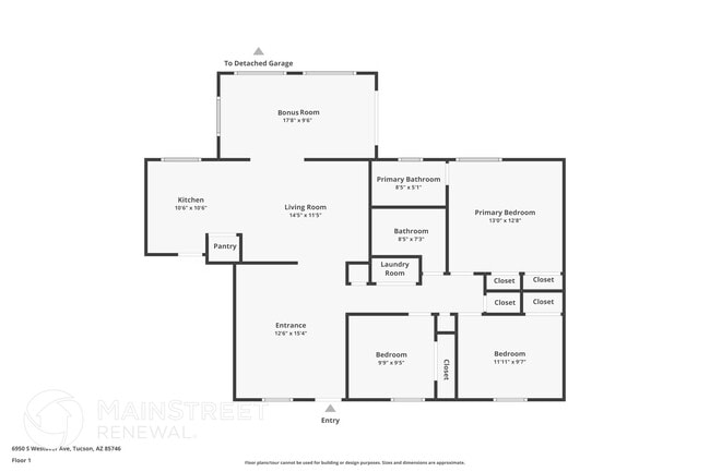 6950 S Westover Ave in Tucson, AZ - Foto de edificio - Building Photo