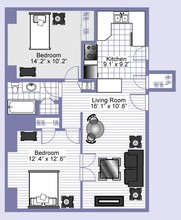 Parkdale Apartments in Clayton, MO - Foto de edificio - Floor Plan