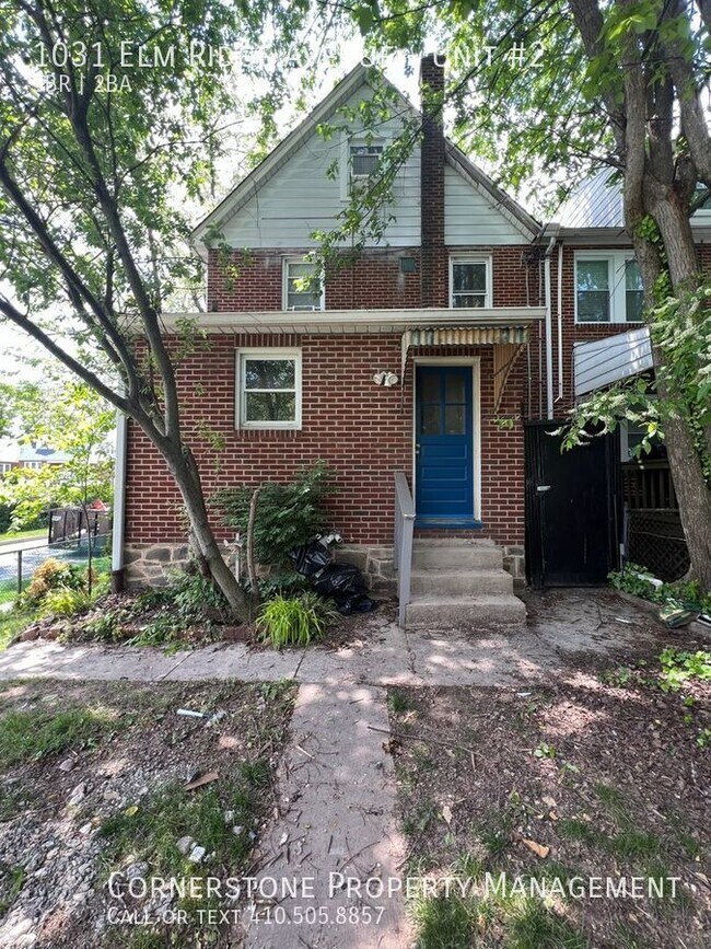 1031 Elm Ridge Ave, Unit Unit #2 in Baltimore, MD - Building Photo - Building Photo