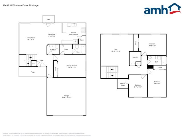 12438 W Windrose Dr in El Mirage, AZ - Foto de edificio - Building Photo