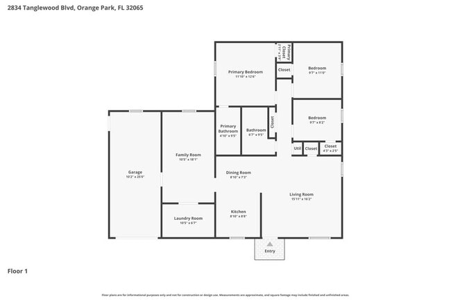 2834 Tanglewood Blvd in Orange Park, FL - Foto de edificio - Building Photo