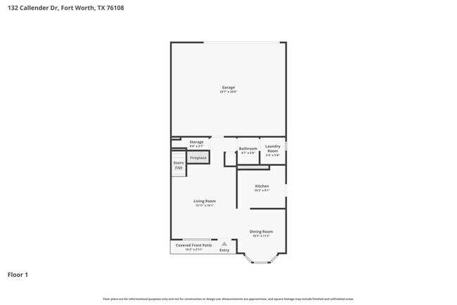 132 Callender Dr in Fort Worth, TX - Foto de edificio - Building Photo