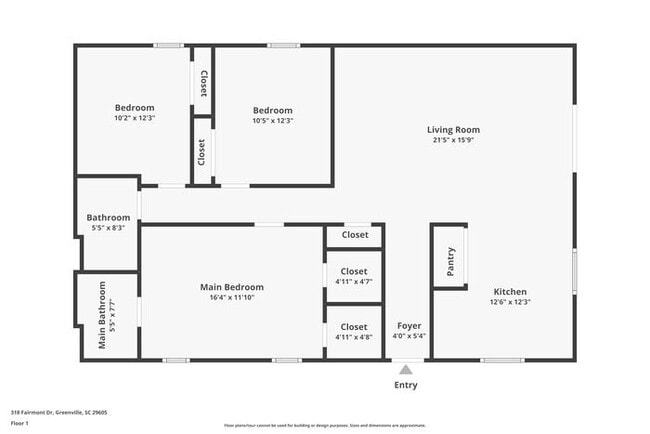 318 Fairmont Dr in Greenville, SC - Foto de edificio - Building Photo