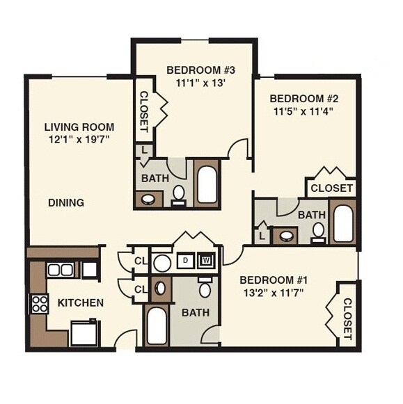 Student Housing Gorman Parkwood Apartments in Raleigh, NC