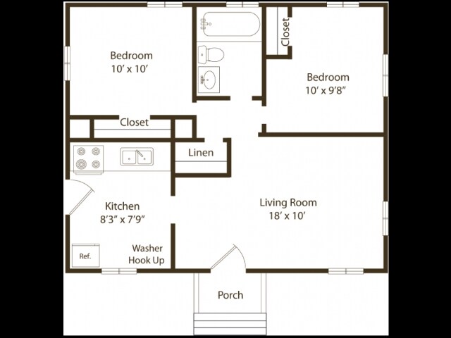 Brookview Apartments in Raleigh, NC - Building Photo - Floor Plan