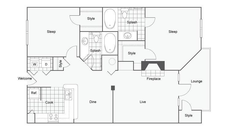 2103 Asbury Square, Unit 3467E in Atlanta, GA - Building Photo