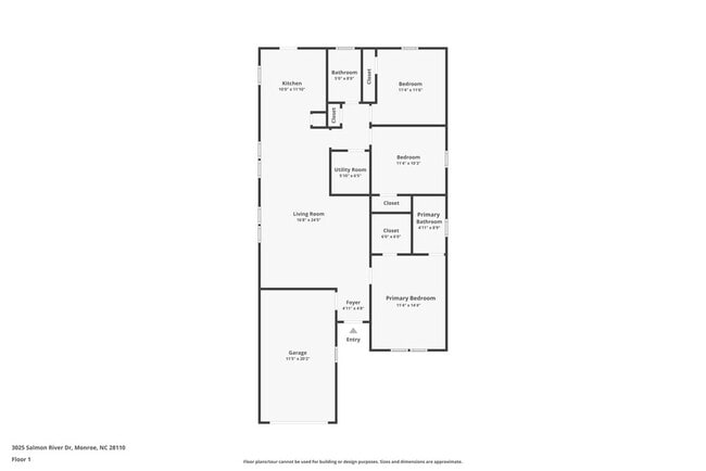 3025 Salmon River Dr in Monroe, NC - Building Photo - Building Photo