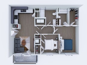 Union at North Crossing in Waterloo, IA - Foto de edificio - Floor Plan