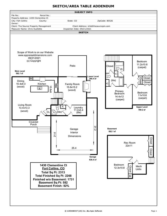 property at 1430 Clementine Ct