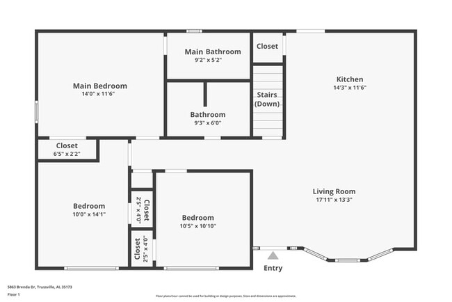 5863 Brenda Dr in Trussville, AL - Foto de edificio - Building Photo
