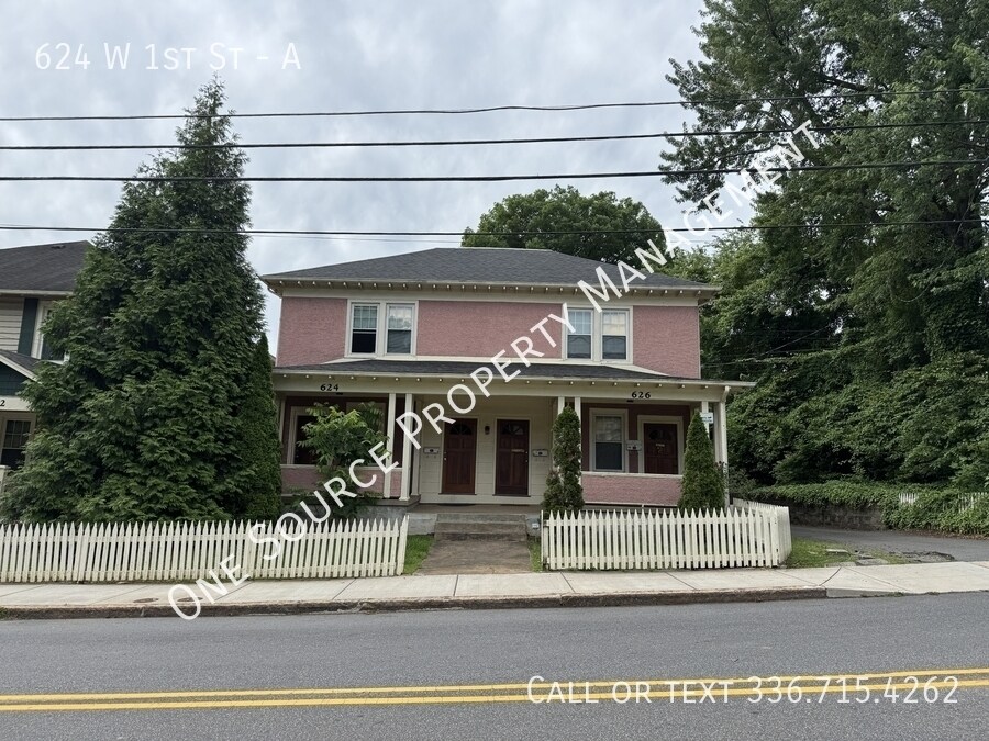 624 W 1st St in Winston-Salem, NC - Foto de edificio