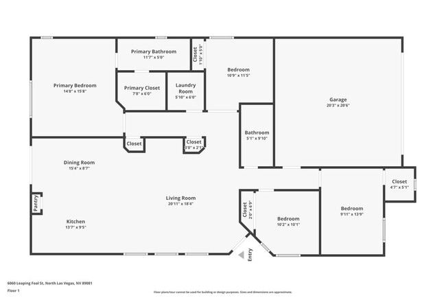 6060 N Leaping Foal St in North Las Vegas, NV - Building Photo - Building Photo