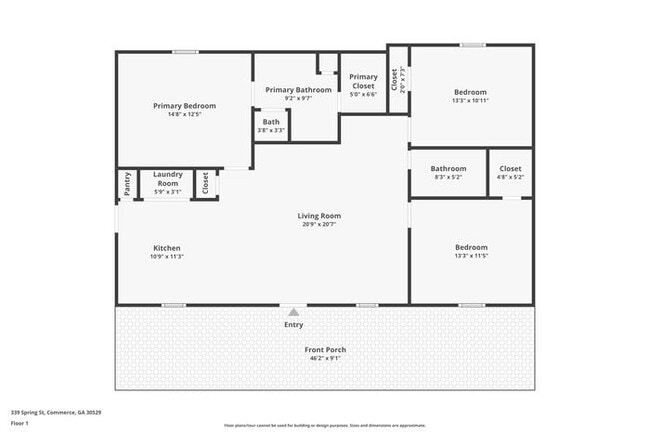 339 Spring St in Commerce, GA - Foto de edificio - Building Photo