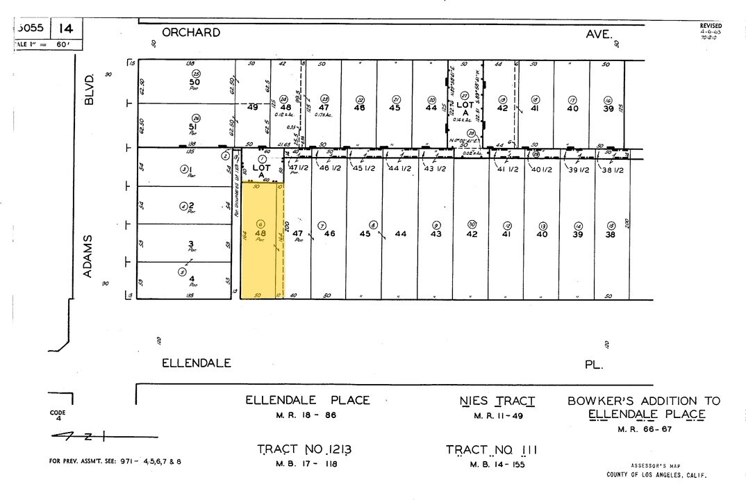 ELLENDALE, 2618 in Los Angeles, CA - Foto de edificio